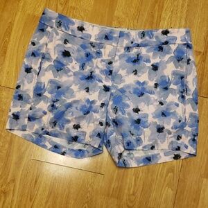 J Crew watercolor floral shorts sz 4